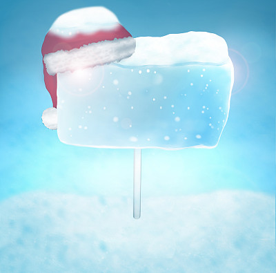 冬季冰板图形插图图片下载