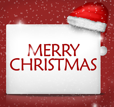 圣诞白板设计插画图片下载