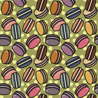 马卡龙图案图片下载