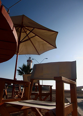 海滩时间夏天假期感觉阳光椅子放松图片下载