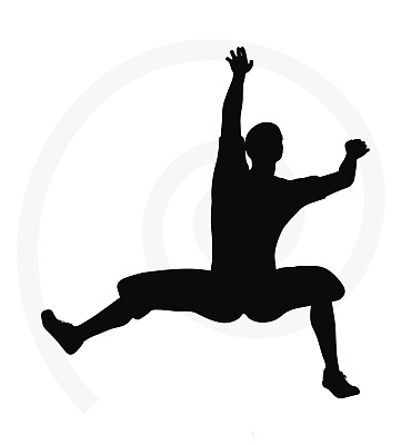 高级登山者剪影插图图片下载