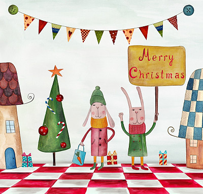 圣诞贺卡图片下载