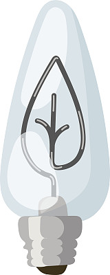 生态能源概念矢量图标图片下载