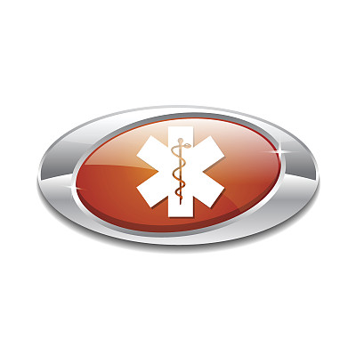 卫生应急橙色矢量图标设计图片下载