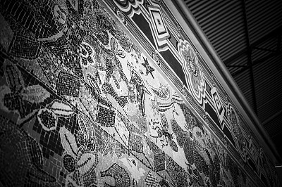 马赛克墙图片下载