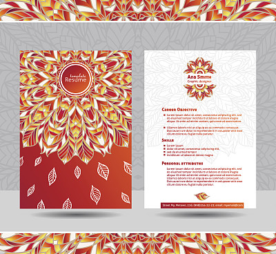 创意简历模板图片下载