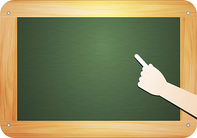 绿色的黑板图片下载