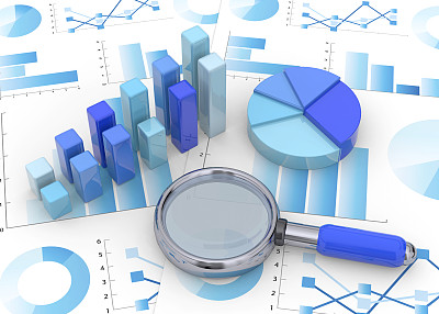 图形，图表和放大器- 3D图片下载