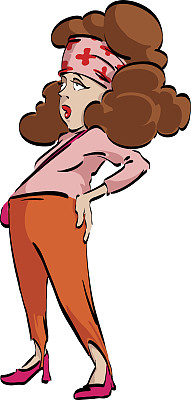 女人休息图片下载