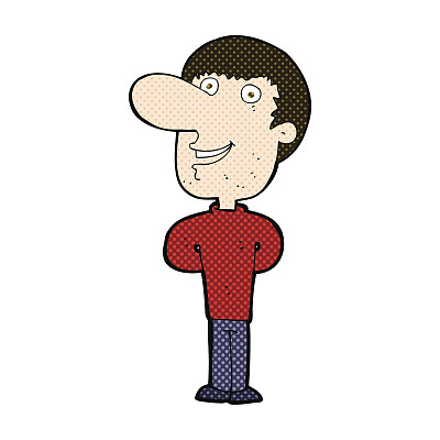 漫画卡通快乐的人图片下载