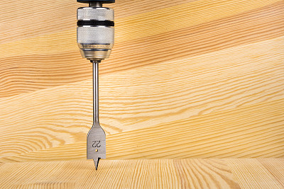 钻头上的扁木钻头图片下载