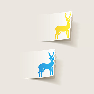 写实设计元素:鹿图片下载