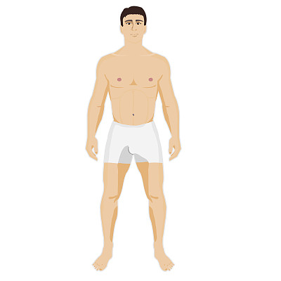 男人站在内衣里图片下载