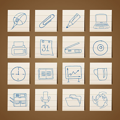 办公工具图标图片下载
