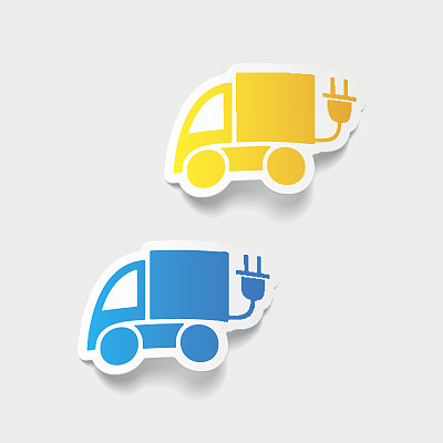 写实设计元素:环保车图片下载