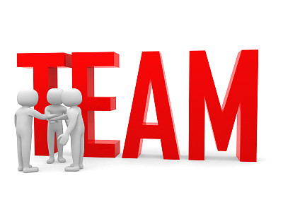 企业团队建设理念。孤立的图片下载