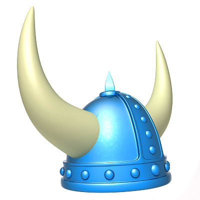 海盗头盔3d插图图片下载