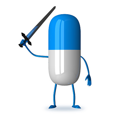 带剑的药丸人物图片下载