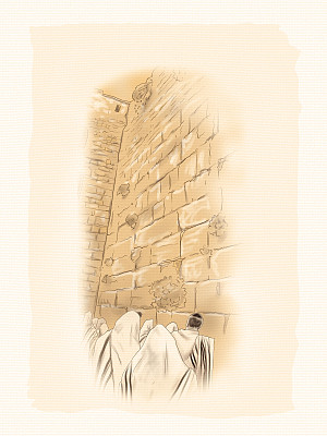 耶路撒冷哭墙图片下载