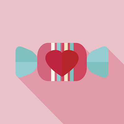 带爱心的糖果图片下载