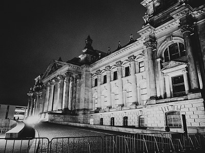 德国国会大厦的复古风格图片下载