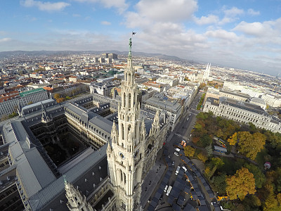 在维也纳市政厅图片下载