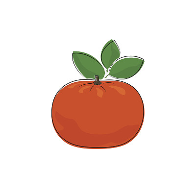 在白色上分离的柑橘图片下载