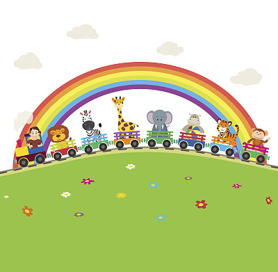 卡通的火车图片下载