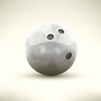 孤立的白色保龄球图片下载