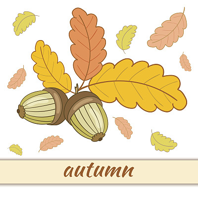 贺卡Autumn-3-01图片下载
