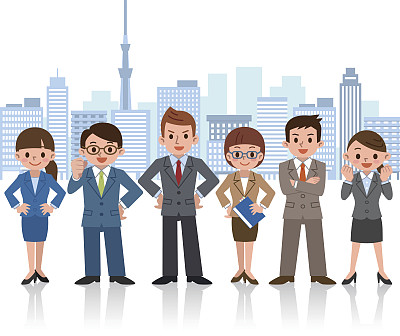 商业男人和商业女人图片下载