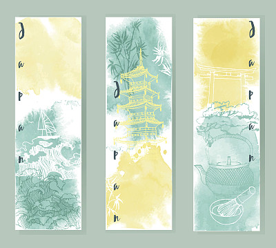 手绘日本素材图片