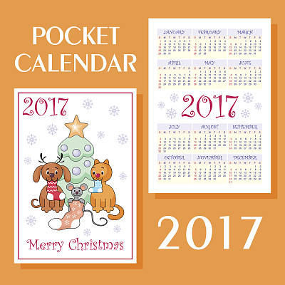 快乐的宠物日历图片下载