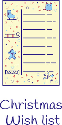 圣诞愿望清单图片下载