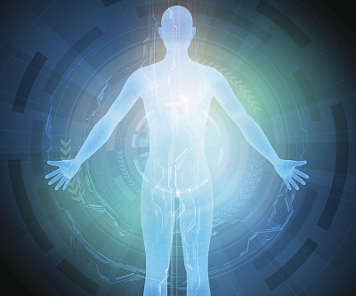 人体与医学技术，抽象影像图片下载