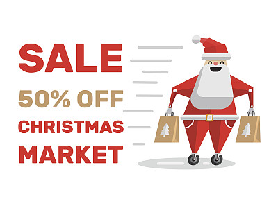 卡通圣诞老人图片下载