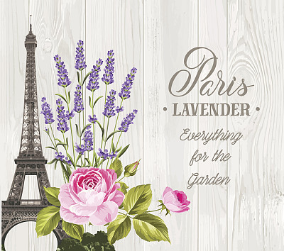 埃菲尔铁塔纪念卡。图片下载