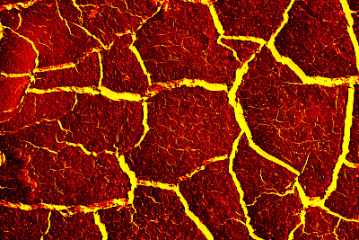 熔岩的表面。背景图片下载