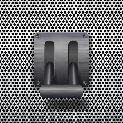 金属拨动开关。图片下载