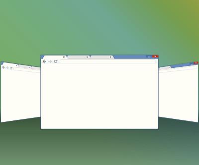 互联网浏览器空白窗口，供网页展示图片下载