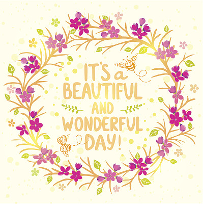 花环的蜜蜂图片下载