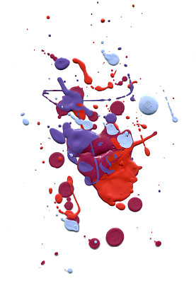 明亮的油漆滴图片下载