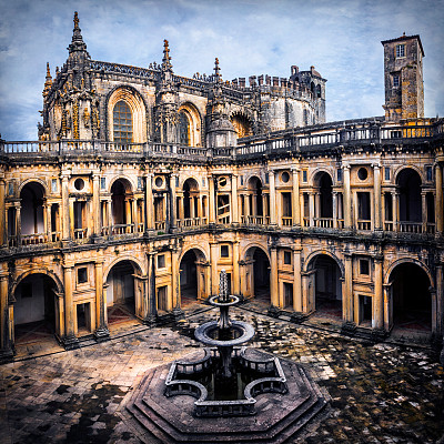 葡萄牙托马尔的基督修道院。图片下载