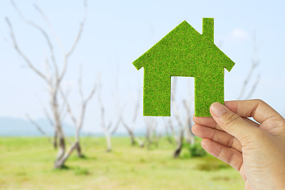 绿色的房子图片下载