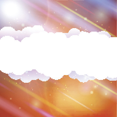 天上有云，太阳有光。图片下载