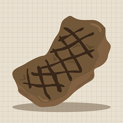 烧烤牛排主题元素图片下载