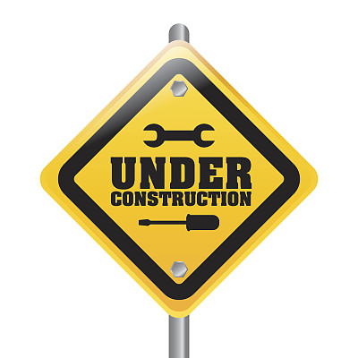 正在施工的屏障设计图片下载