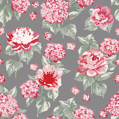 无缝黄花图案图片下载