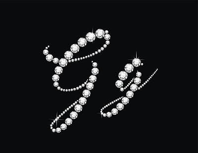 Gg钻石脚本宝石字体图片下载