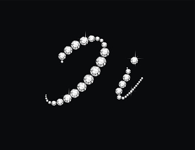 钻石字体宝石字体图片下载